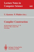 Cover: Compiler Construction - Springer