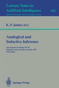Cover: Analogical and Inductive Inference - Springer