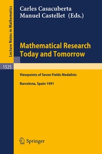Abbildung von: Mathematical Research Today and Tomorrow - Springer