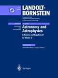 Cover: Interstellar Matter, Galaxy, Universe - Springer