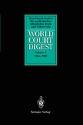 Cover: World Court Digest - Springer