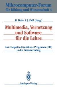 Abbildung von: Multimedia, Vernetzung und Software für die Lehre - Springer