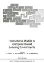 Cover: Instructional Models in Computer-Based Learning Environments - Springer