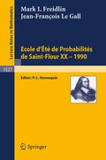 Cover: Ecole d'Ete de Probabilites de Saint-Flour XX - 1990 - Springer