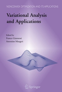 Abbildung von: Variational Analysis and Applications - Springer