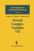 Bild: Several Complex Variables VII - Springer