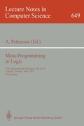 Cover: Meta-Programming in Logic - Springer