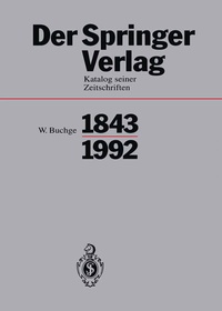 Abbildung von: Der Springer-Verlag - Springer