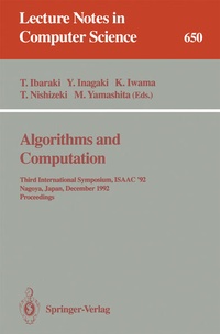 Enlarge image Cover: Algorithms and Computation - Springer