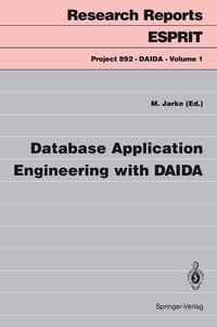 Enlarge image Cover: Database Application Engineering with DAIDA - Springer
