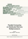 Cover: Parallel Computing on Distributed Memory Multiprocessors - Springer