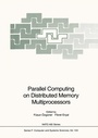 Cover: Parallel Computing on Distributed Memory Multiprocessors - Springer