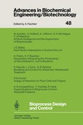 Cover: Bioprocess Design and Control - Springer