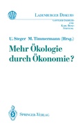 Cover: Mehr &Ouml;kologie durch &Ouml;konomie? - Springer