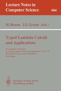 Enlarge image Cover: Typed Lambda Calculi and Applications - Springer