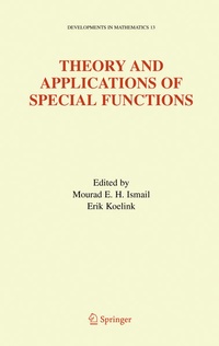 Enlarge image Cover: Theory and Applications of Special Functions - Springer