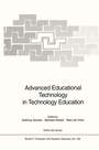 Cover: Advanced Educational Technology in Technology Education - Springer