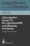 Bild: Chirurgisches Forum '93 f&uuml;r experimentelle und klinische Forschung - Springer