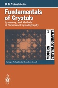 Cover: Fundamentals of Crystals - Springer