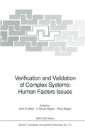 Cover: Verification and Validation of Complex Systems: Human Factors Issues - Springer