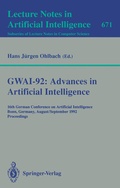 Cover: GWAI-92: Advances in Artificial Intelligence - Springer