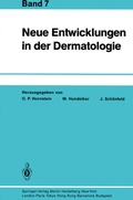 Cover: Neue Entwicklungen in der Dermatologie - Springer