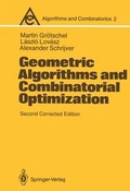 Cover: Geometric Algorithms and Combinatorial Optimization - Springer