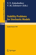 Cover: Stability Problems for Stochastic Models - Springer