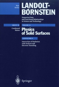 Enlarge image Cover: Interaction of Radiation with Surfaces and Electron Tunneling - Springer