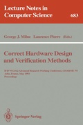 Cover: Correct Hardware Design and Verification Methods - Springer