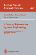 Cover: Advanced Information Systems Engineering - Springer