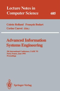 Enlarge image Cover: Advanced Information Systems Engineering - Springer