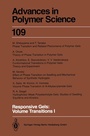 Cover: Responsive Gels: Volume Transitions 1 - Springer