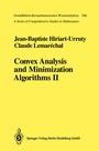 Cover: Convex Analysis and Minimization Algorithms II - Springer