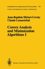 Cover: Convex Analysis and Minimization Algorithms I - Springer