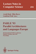 Cover: PARLE '93 Parallel Architectures and Languages Europe - Springer