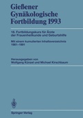 Cover: Gie&szlig;ener Gyn&auml;kologische Fortbildung 1993 - Springer