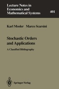Cover: Stochastic Orders and Applications - Springer