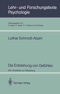 Enlarge image Cover: Die Entstehung von Gefühlen - Springer
