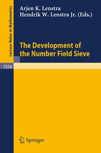 Abbildung von: The Development of the Number Field Sieve - Springer