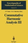 Cover: Commutative Harmonic Analysis III - Springer