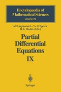 Cover: Partial Differential Equations IX - Springer