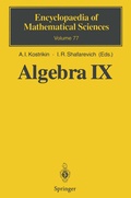Cover: Algebra IX - Springer