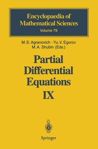 Enlarge image Cover: Partial Differential Equations IX - Springer