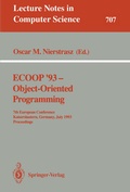 Cover: ECOOP '93 - Object-Oriented Programming - Springer