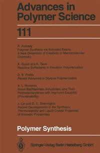 Enlarge image Cover: Polymer Synthesis - Springer