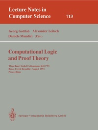 Enlarge image Cover: Computational Logic and Proof Theory - Springer