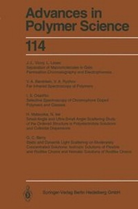 Enlarge image Cover: Polymer Analysis and Characterization - Springer