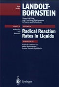 Cover: Radicals Centered on Other Heteroatoms. Proton Transfer Equilibria - Springer
