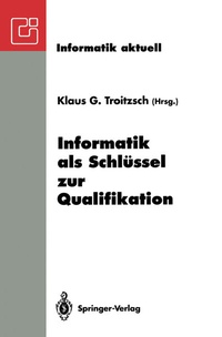 Abbildung von: Informatik als Schlüssel zur Qualifikation - Springer